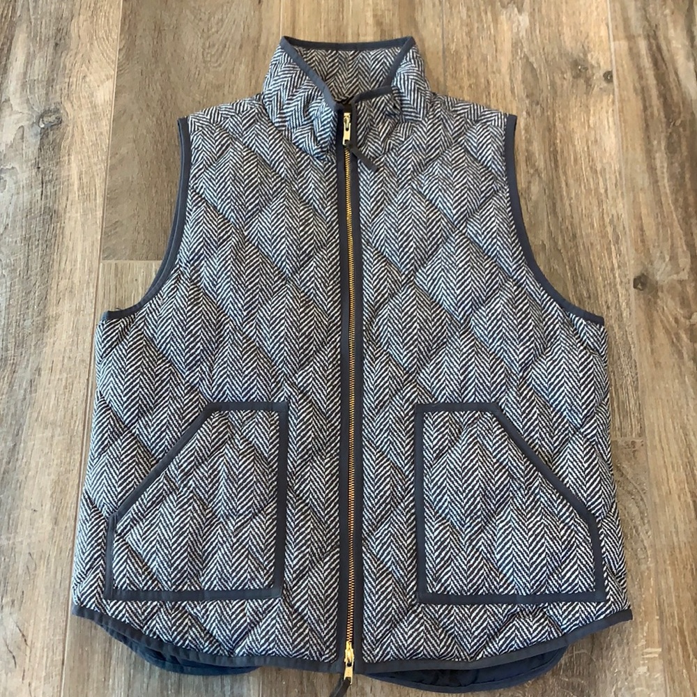 JCrew herringbone Vest